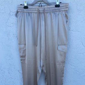 Cami silk cargo pants